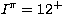 $I^{\pi} = 12^{+}$