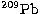 $^{209}{\rm Pb}$