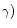 $\gamma )$
