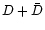 $D+\bar{D}$