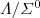 $\Lambda/\Sigma^0$