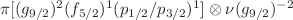 $\pi [(g_{9/2})^{2} (f_{5/2})^{1} (p_{1/2}/p_{3/2})^{1}] \otimes \nu (g_{9/2})^{-2}$