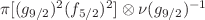 $\pi [(g_{9/2})^{2} (f_{5/2})^{2}]\otimes \nu (g_{9/2})^{-1}$