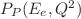 $ P_{P}(E_{e},Q^{2})$