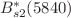 $B_{s2}^{\ast}(5840)$