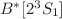 $ B^{\ast}[2^{3}S_{1}]$