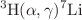 $$^3\mathrm {H}(\alpha ,\gamma )^7\mathrm {Li}$$
