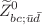 $$\widetilde{Z}_{bc;\bar{u}\bar{d}}^{0}$$