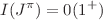 $$I(J^\pi )=0(1^+)$$