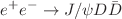 $$e^+e^- \rightarrow J/\psi D{\bar{D}}$$