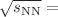$$\sqrt{s_\mathrm{NN}} =$$