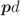 $$\vec {p}{d}$$