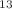 $$^{13}$$