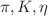 $$\pi , K, \eta $$