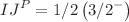 $$IJ^P=1/2\left( 3/2^-\right) $$
