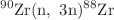 $$^{\mathrm {90}}\hbox {Zr}(\mathrm{n},\ 3\mathrm{n})^{\mathrm {88}}\hbox {Zr}$$