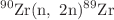 $$^{\mathrm {90}}\hbox {Zr}(\hbox {n},\ 2\hbox {n})^{\mathrm {89}}\hbox {Zr}$$