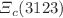$$\varXi _{c}(3123)$$