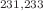 $$^{231,233}$$
