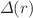 $$\Delta (\varvec{r})$$