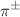 $$\pi ^{\pm }$$