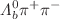 $$\Lambda _b^0\pi ^{+}\pi ^{-}$$