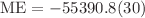 $${\textrm{ME} = -55390.8(30)}$$