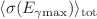 $$\langle {\sigma (E_\mathrm{{\gamma max}})}\rangle _\mathrm{{tot}}$$