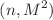 $$(n,M^{2})$$