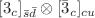 $$[3_c]_{\bar{s}\bar{d}}\otimes [\bar{3}_c]_{cu}$$