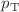 $${p_{\textrm{T}}}\,$$