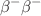$$\beta ^-\beta ^-$$