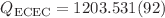 $$Q_\textrm{ECEC}=1203.531(92)$$