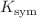 $$K_\textrm{sym}$$