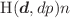 $$\textrm{H}(\vec {d},dp){n}$$