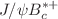 $$J/\psi B_{c}^{*+}$$