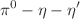 $$\pi ^0-\eta -\eta '$$