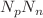 $${N}_{p}{N}_{n}$$